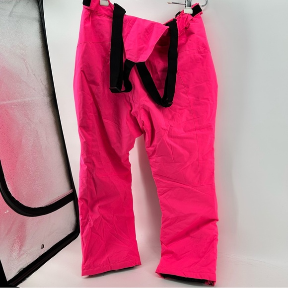 RIUIYELE Women's Detachable Ski Snow Bib Pants Pink Sz 2XL NWT - Picture 7 of 10
